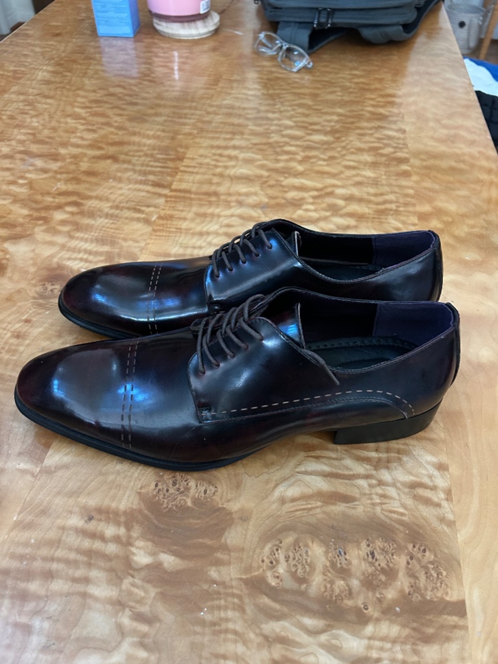 Bar III Men’s Oxford Captoe Dress Shoes Size 12 - Picture 5 of 8